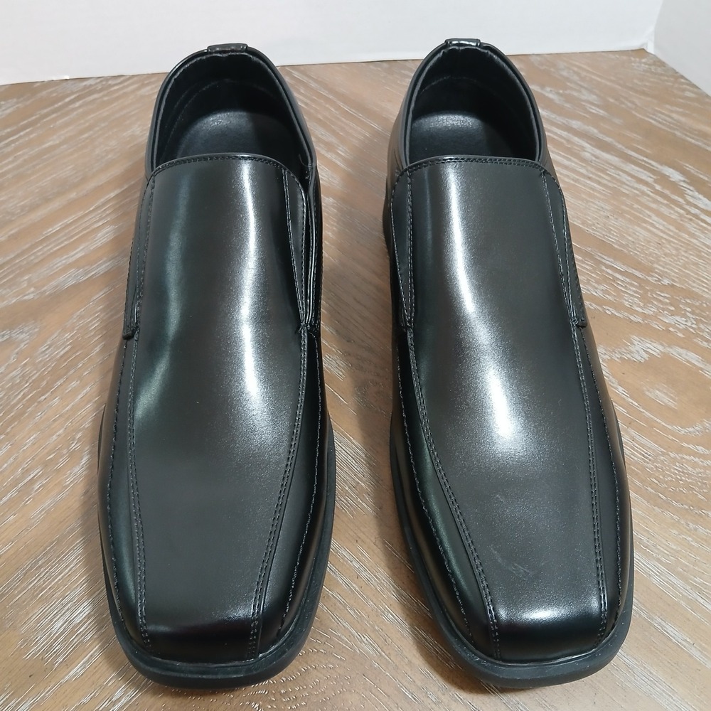 Bruno Marc Mens Dress Shoes Sz 13W Square Toe TPR Outsole Designed In USA